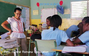 Batey School built by Central Romana