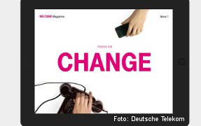 The 1st issue of \&quot;We Care\&quot; magazine is titled \&quot;Change\&quot;.