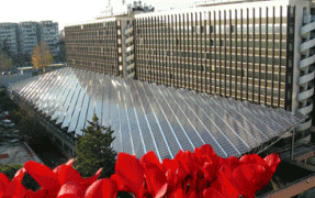 New photovoltaic plant of Headquarters building in Rome, Photo: Autostrade Per L´Italia/Donato di Bello