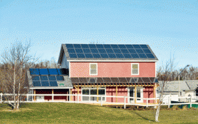 The Eco Plus Home, a model house in the eastern Canadian province of New Brunswick. Photo: Bosch/Thomas Bauer