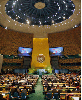 September 2008: UN Private Sector Forum seeks long-term response to global food crisis.
Photo: UN Photo/Marco Castro